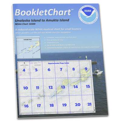 NOAA BookletChart 16500: Unalaska l. to Amukta l.