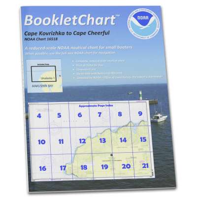 HISTORICAL NOAA BookletChart 16518: Cape Kavrizhka to Cape Cheerful