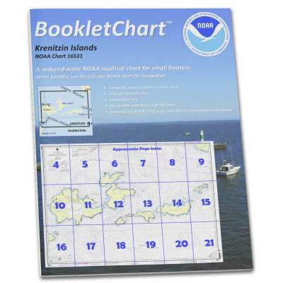 HISTORICAL NOAA BookletChart 16531: Krenitzan Islands