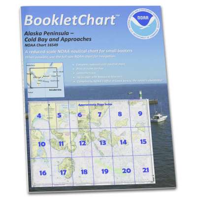 HISTORICAL NOAA Booklet Chart 16549: Cold Bay and approaches: Alaska Pen;King Cove Harbor