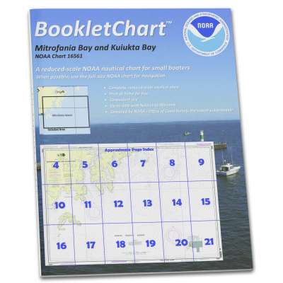 HISTORICAL NOAA BookletChart 16561: Mitrofania Bay and Kuiukta Bay