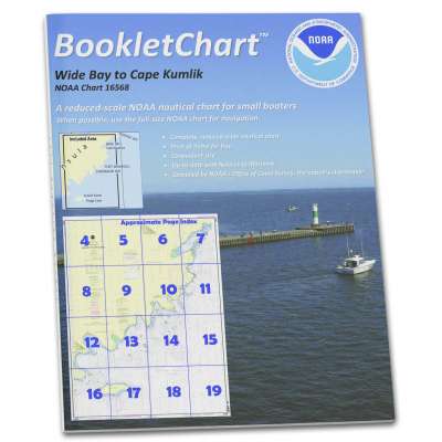 NOAA BookletChart 16568: Wide Bay to Cape Kumlik: Alaska Pen.