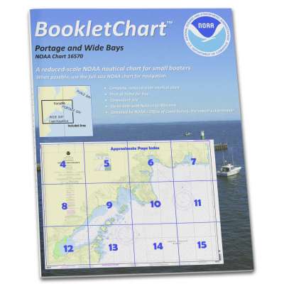 HISTORICAL NOAA BookletChart 16570: Portage and Wide Bays: Alaska Pen.