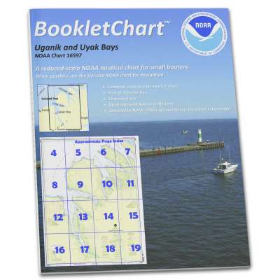 HISTORICAL NOAA BookletChart 16597: Uganik and Uyak Bays