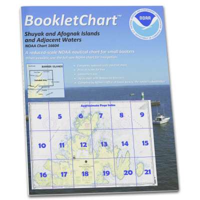 HISTORICAL NOAA BookletChart 16604: Shuyak and Afognak Islands and Adjacent Waters