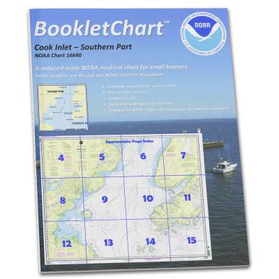 NOAA BookletChart 16640: Cook Inlet-Southern Part
