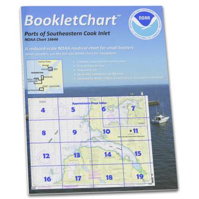 HISTORICAL NOAA BookletChart 16646: Ports of Southeastern Cook Inlet Port Chatham;Port Graham;Seldovia Bay.