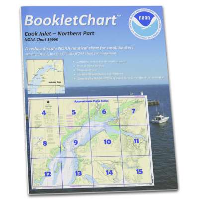 HISTORICAL NOAA BookletChart 16660: Cook Inlet-Northern Part