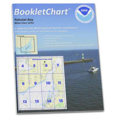 HISTORICAL NOAA BookletChart 16761: Yakutat Bay;Yakutat Harbor