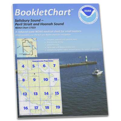 HISTORICAL NOAA BookletChart 17323: Salisbury Sound: Peril Strait and Hoonah Sound