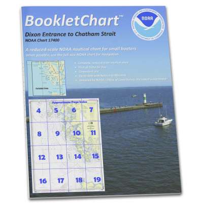 HISTORICAL NOAA BookletChart 17400: Dixon Entrance to Chatham Strait