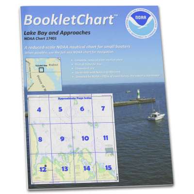 HISTORICAL NOAA BookletChart 17401: Lake Bay and approaches: Clarence Str.
