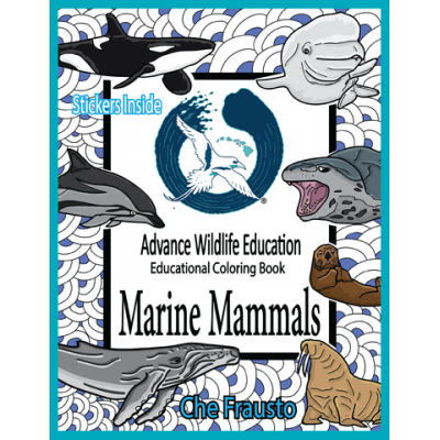 Marine Mammals Educational Coloring Book