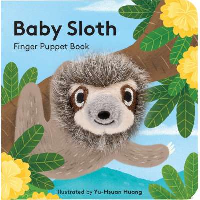 Jungle & Zoo Animals for Kids :Baby Sloth: Finger Puppet Books