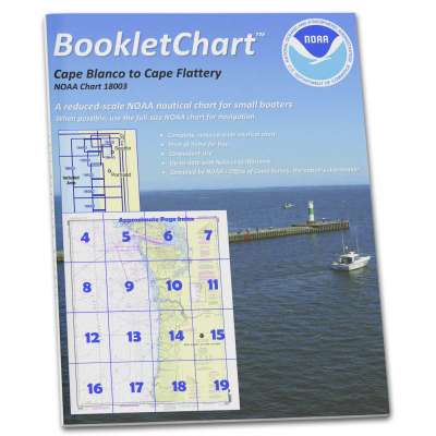 NOAA BookletChart 18003: Cape Blanco to Cape Flattery