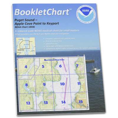 NOAA BookletChart 18446: Puget Sound-Apple Cove Point to Keyport;Agate Passage