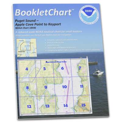 HISTORICAL NOAA BookletChart 18446: Puget Sound-Apple Cove Point to Keyport;Agate Passage