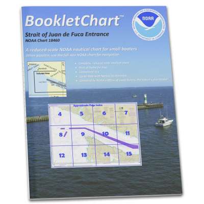 NOAA BookletChart 18460: Stait of Juan de Fuca Entrance