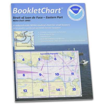 NOAA BookletChart 18465: Strait of Juan de Fuca-Eastern Part
