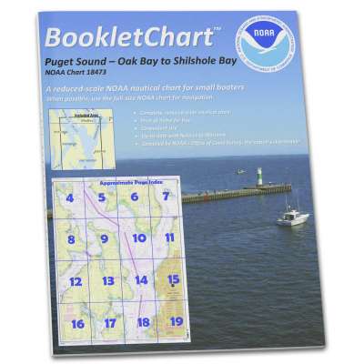 HISTORICAL NOAA BookletChart 18473: Puget Sound-Oak Bay to Shilshole Bay