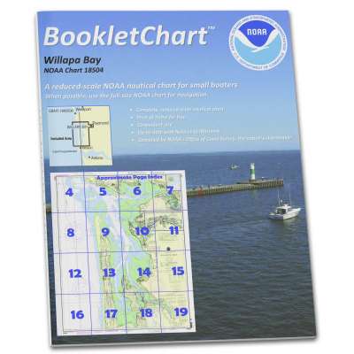NOAA BookletChart 18504: Willapa Bay;Toke Pt.