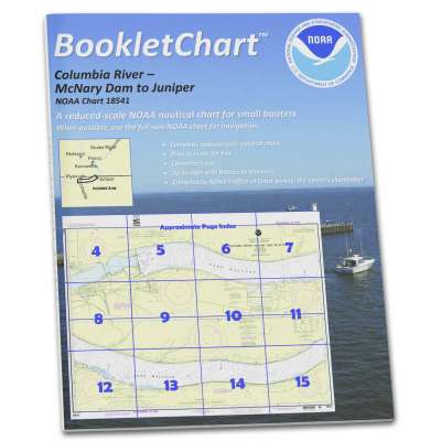 NOAA BookletChart 18541: Columbia River-McNary Dam to Juniper