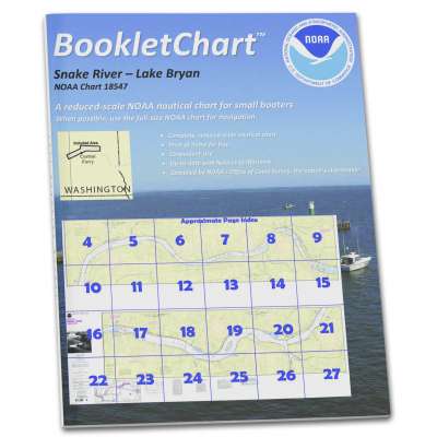 HISTORICAL NOAA Booklet Chart 18547: Snake River-Lake Bryon