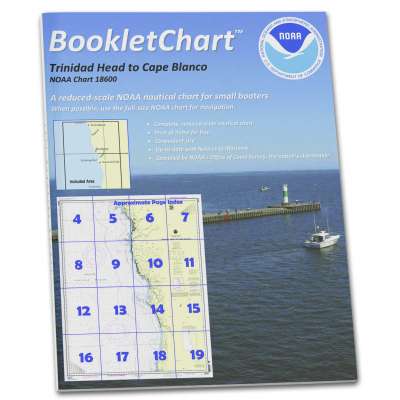 HISTORICAL NOAA BookletChart 18600: Trinidad Head to Cape Blanco