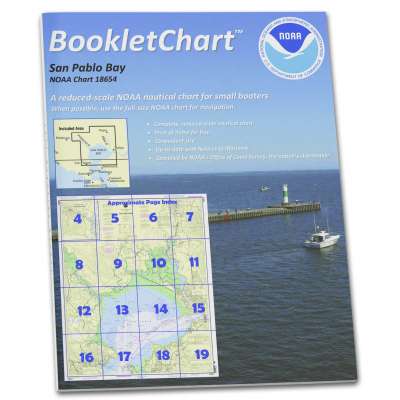 HISTORICAL NOAA BookletChart 18654: San Pablo Bay