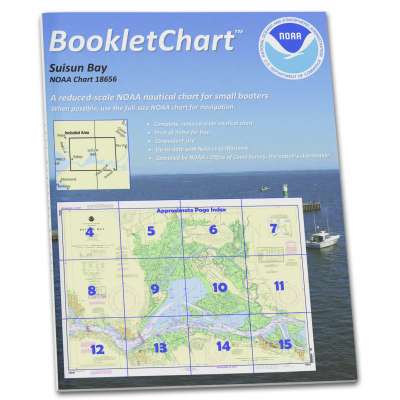 HISTORICAL NOAA BookletChart 18656: Suisun Bay