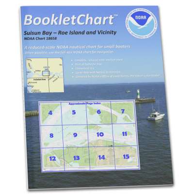 NOAA BookletChart 18658: Suisun Bay-Roe Island and Vicinity