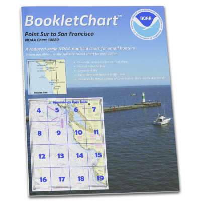 NOAA BookletChart 18680: Point Sur to San Francisco
