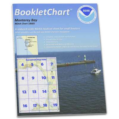 NOAA BookletChart 18685: Monterey Bay;Monterey Harbor;Moss Landing Harbor;Santa Cruz Small Craf.