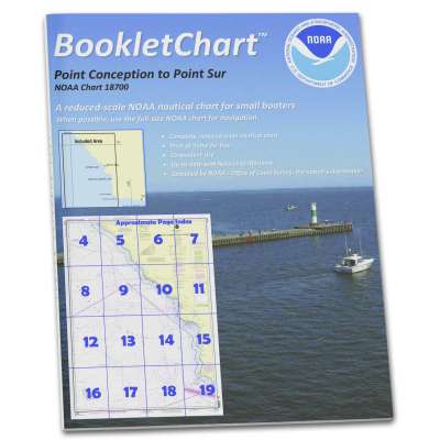 NOAA BookletChart 18700: Point Conception to Point Sur