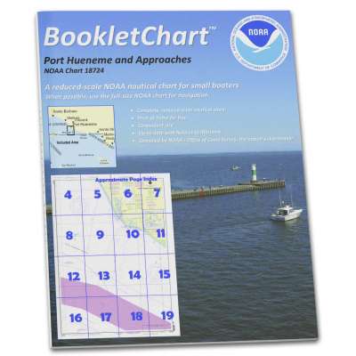 HISTORICAL NOAA Booklet Chart 18724: Port Hueneme and Approaches;Port Hueneme