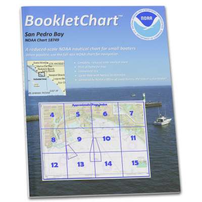 HISTORICAL NOAA BookletChart 18749: San Pedro Bay;Anaheim Bay Huntington Harbor