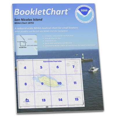 HISTORICAL NOAA Booklet Chart 18755: San Nicolas Island