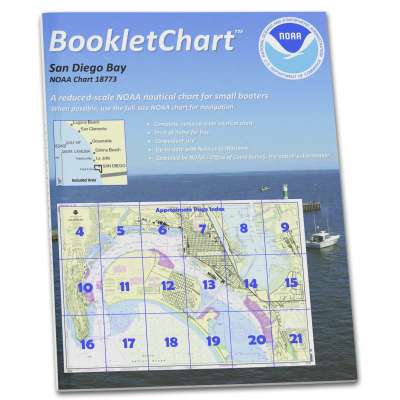 HISTORICAL NOAA BookletChart 18773: San Diego Bay