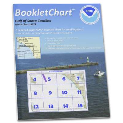 NOAA BookletChart 18774: Gulf of Santa Catalina;Delmar Boat Basin-Camp Pendleton