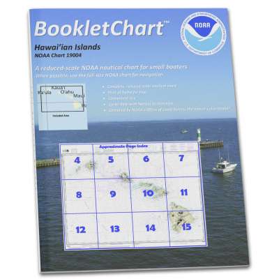 HISTORICAL NOAA BookletChart 19004: Hawai'ian Islands