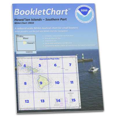 HISTORICAL NOAA BookletChart 19010: Hawai'ian Islands Southern Part