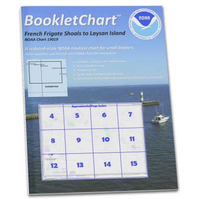 HISTORICAL NOAA BookletChart 19019: French Frigate Shoals to Laysan Island