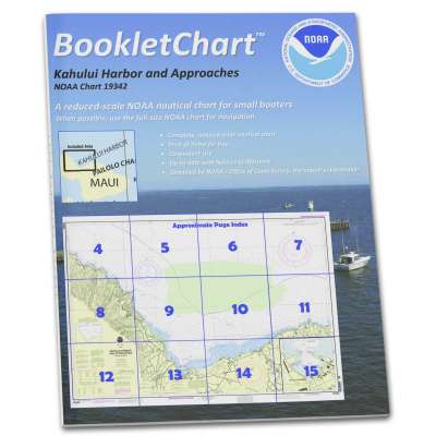HISTORICAL NOAA BookletChart 19342: Kahului Harbor and approaches;Kahului Harbor