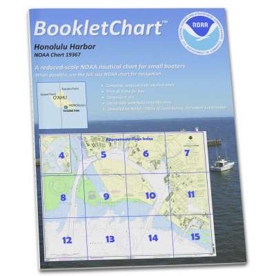 NOAA BookletChart 19367: Island of O'ahu Honolulu Harbor