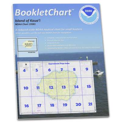 HISTORICAL NOAA BookletChart 19381: Island of Kaua'i