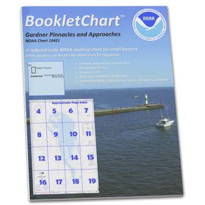 HISTORICAL NOAA Booklet Chart 19421: Gardner Pinnacles and approaches;Gardner Pinnacles