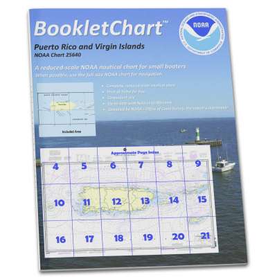 NOAA BookletChart 25640: Puerto Rico and Virgin Islands