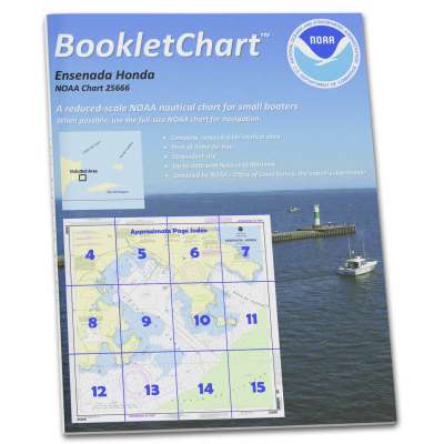 HISTORICAL NOAA Booklet Chart 25666: Ensenada Honda