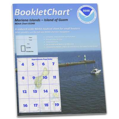 HISTORICAL NOAA Booklet Chart 81048: Mariana Islands Island of Guam Territory of Guam;Cocos Lagoon