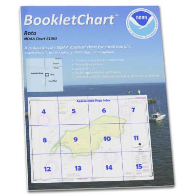 HISTORICAL NOAA Booklet Chart 81063: Commonwealth of The Northern Mariana Islands Rota